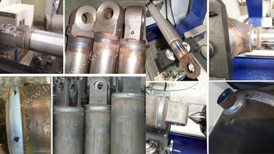 Automatic hydraulic cylinder welding machine Automatic hydraulic cylinder welding machine