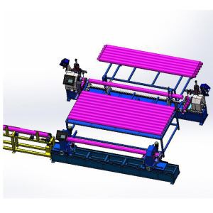 Производствена линия от стоманен тръбен фланец